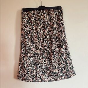 Abercrombie & Fitch Black Floral Skirt Size Xs